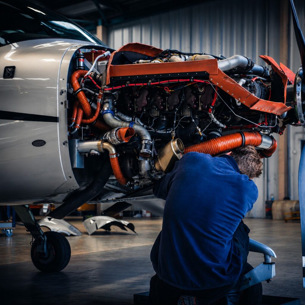 Manutenzione aeromobili certificata StefAir su aerei privati